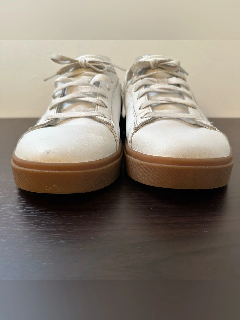 SKECHERS Eden LX Strando Hands-Free Slip-ins Lace-Up Sneakers White 8.5 Wide